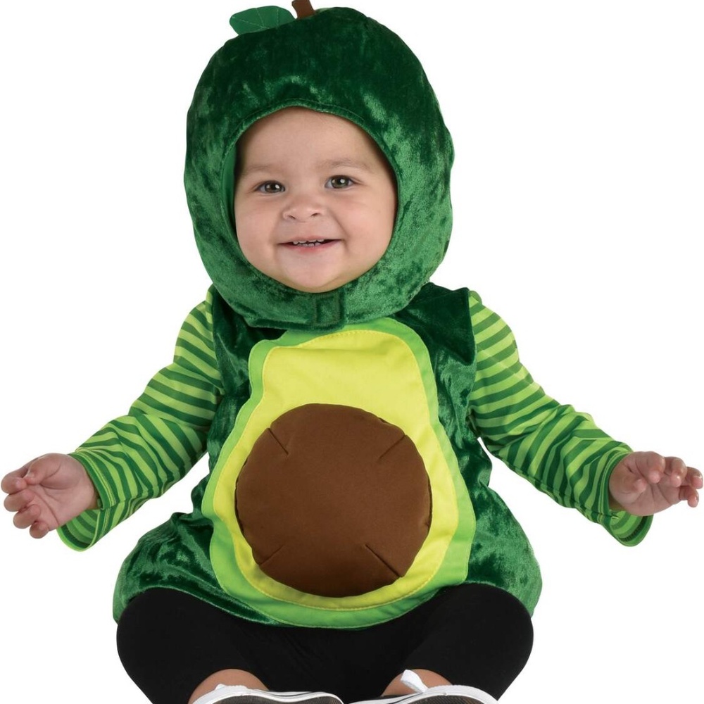BRAND NEW mom mommy & baby avocado halloween costume size 18-24M (with headband)